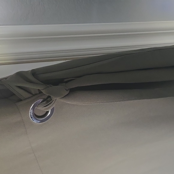 Express Asymmetrical Olive Dress - Picture 4 of 5